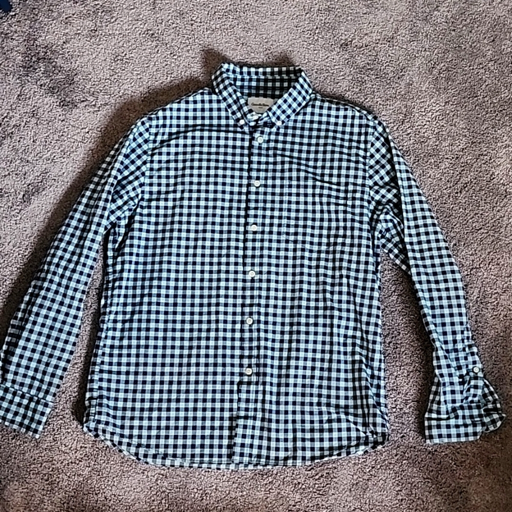 Men's button up shirt